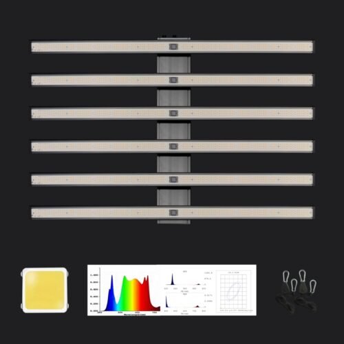 GH Full Spectrum LED Grow Light Bar450W, High PPFD & Low Heat, 4 x 4 Ft. Coverage
