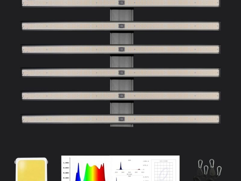 GH Full Spectrum LED Grow Light Bar450W, High PPFD & Low Heat, 4 x 4 Ft. Coverage