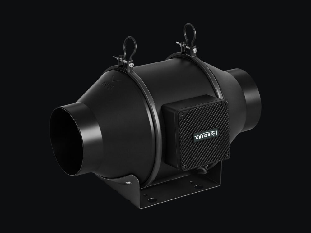 4 Inch Inline Duct Fan, 212 CFM Quiet EC Motor Ventilation Exhaust Fan for Grow Tent, Hydroponics and Indoor Gardening