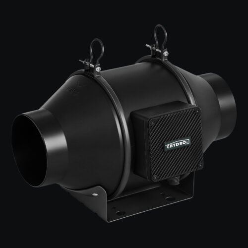 4 Inch Inline Duct Fan, 212 CFM Quiet EC Motor Ventilation Exhaust Fan for Grow Tent, Hydroponics and Indoor Gardening