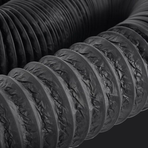 4/6inch flexible aluminum duct, heavy-duty 4-layer protection, 25 feet long, suitable for heating, cooling, ventilation and exhaust scenarios