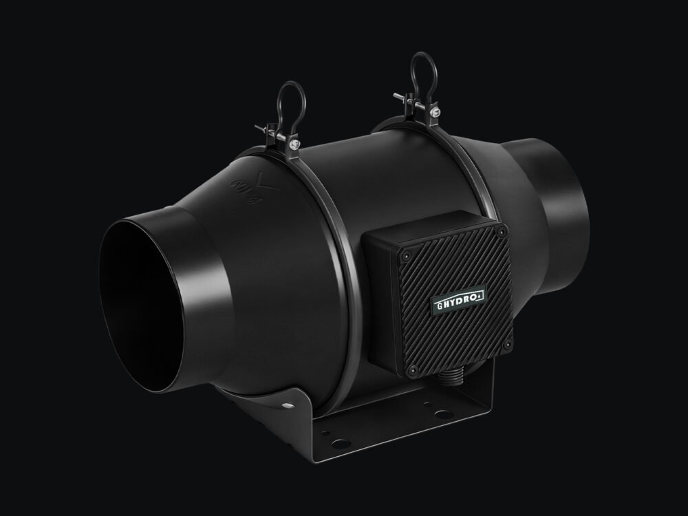 6 Inch Inline Duct Fan, 402 CFM Quiet EC Motor Ventilation Exhaust Fan for Grow Tent, Hydroponics and Indoor Gardening