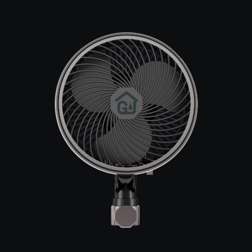 Smart 6 Inch Grow Tent Clip Fan with Durable EC Motor, Adjustable Speed & Oscillation, IP44 Weatherproof Quiet Hydroponics Cooling Fan