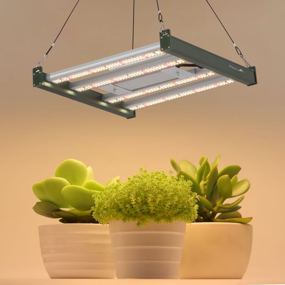 GH Full Spectrum LED Grow Light Bar450W, High PPFD & Low Heat, 4 x 4 Ft. Coverage