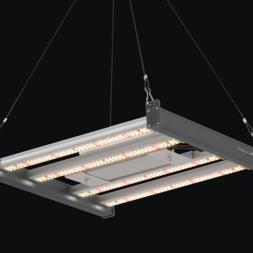120W LED Grow Light | 2.4μmol/J Full Spectrum | App Control & Dimmable 4-Bar Lamp for 2x2ft Indoor Plants Full Cycle Growth