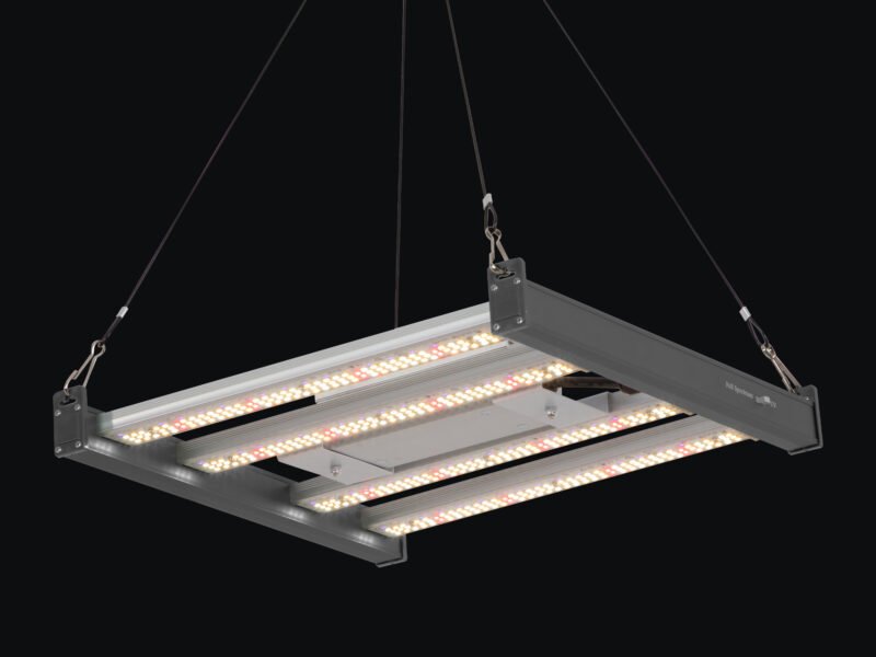120W LED Grow Light | 2.4μmol/J Full Spectrum | App Control & Dimmable 4-Bar Lamp for 2x2ft Indoor Plants Full Cycle Growth