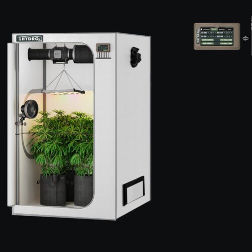 24”x24”x48” 1680D Mylar Grow Tent Kit with Smart Controller & Full Grow Equipment Set