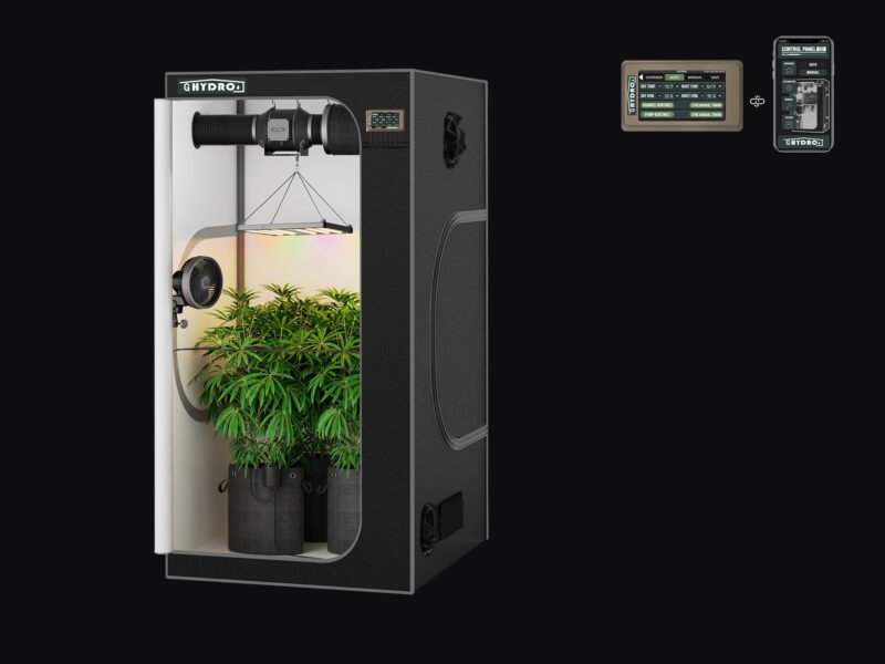 36"x36"x72" 1680D Mylar Grow Tent Kit with Smart Controller & Full Grow Equipment Set