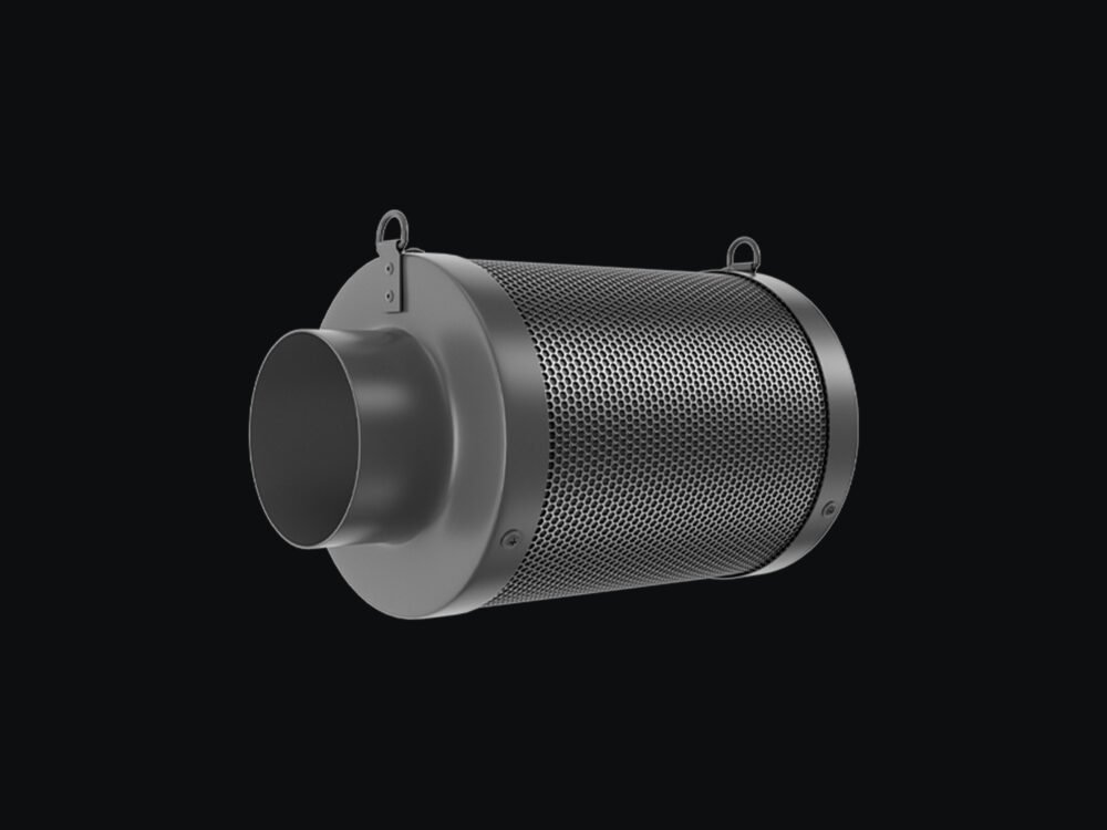 4X12 4*12Inch Hydroponic Air Carbon Filter Australian Charcoal Odor Scrubber Reversible Flange Included