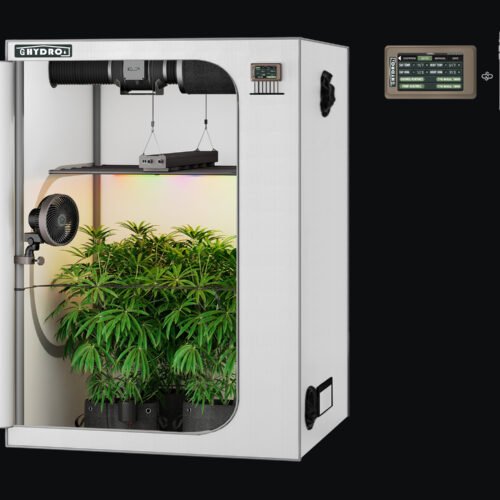 5X3 - 白色 60"x30"x80" 1680D Mylar Grow Tent Kit with Smart Controller & Full Grow Equipment Set