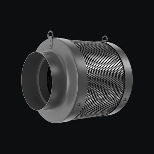 6*10Inch Hydroponic Air Carbon Filter Australian Charcoal Odor Scrubber Reversible Flange Included