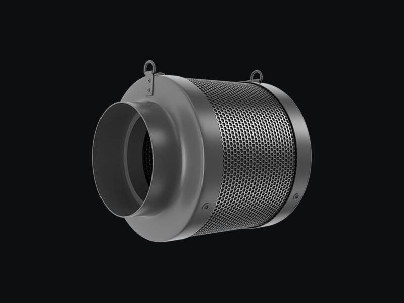6*10Inch Hydroponic Air Carbon Filter Australian Charcoal Odor Scrubber Reversible Flange Included