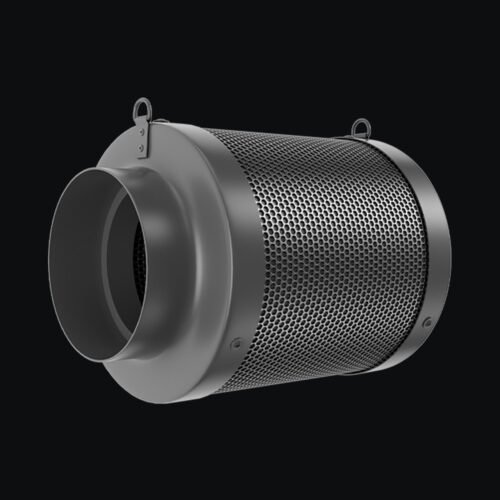 6*12Inch Hydroponic Air Carbon Filter Australian Charcoal Odor Scrubber Reversible Flange Included