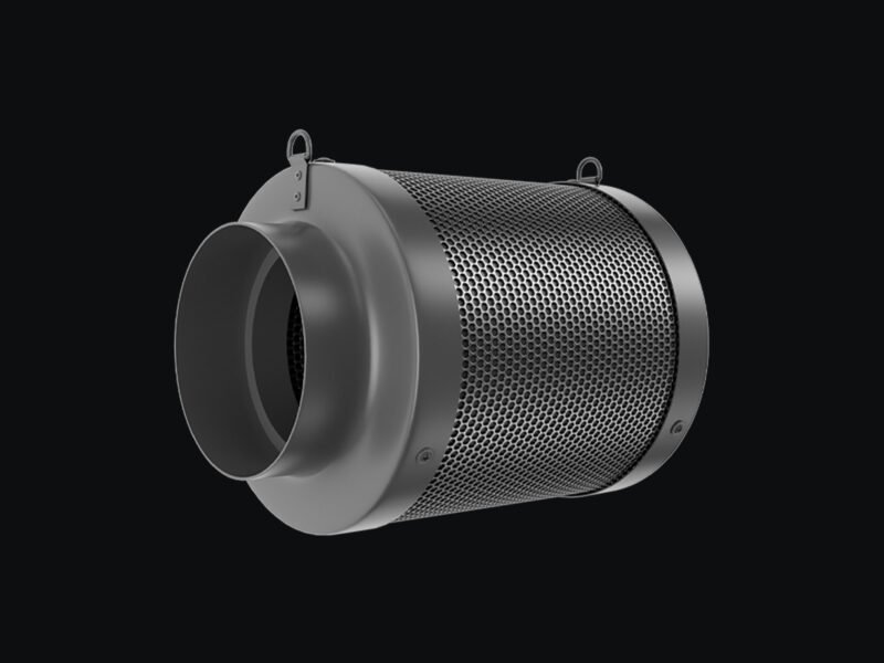 6*12Inch Hydroponic Air Carbon Filter Australian Charcoal Odor Scrubber Reversible Flange Included