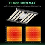 240W LED Grow Light | 2.4μmol/J Full Spectrum | App Control & Dimmable 6-Bar Lamp for 3x3ft Indoor Plants Full Cycle Growth - Image 3