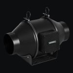 4 Inch Inline Duct Fan, 212 CFM Quiet EC Motor Ventilation Exhaust Fan for Grow Tent, Hydroponics and Indoor Gardening