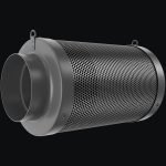 6*16Inch Hydroponic Air Carbon Filter Australian Charcoal Odor Scrubber Reversible Flange Included