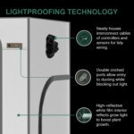 48''*24''*60'' (4×2) 1680D Indoor Grow Tent: Hydroponic, Climate Control, Optimal Growth - Image 5