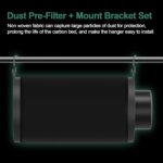 4*12Inch Hydroponic Air Carbon Filter Australian Charcoal Odor Scrubber Reversible Flange Included - Image 5