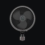Smart 6 Inch Grow Tent Clip Fan with Durable EC Motor, Adjustable Speed & Oscillation, IP44 Weatherproof Quiet Hydroponics Cooling Fan