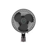 Smart 6 Inch Grow Tent Clip Fan with Durable EC Motor, Adjustable Speed & Oscillation, IP44 Weatherproof Quiet Hydroponics Cooling Fan
