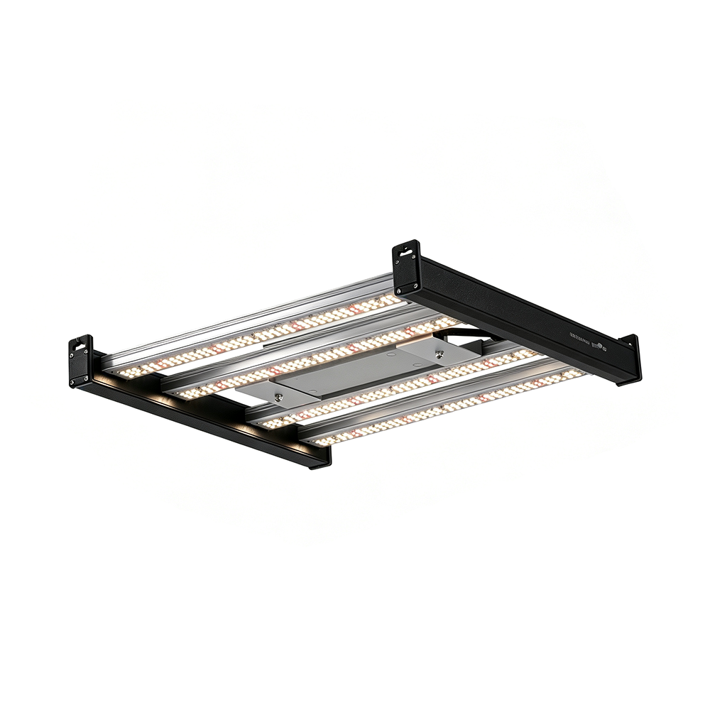 120W LED Grow Light | 2.4μmol/J Full Spectrum | App Control & Dimmable 4-Bar Lamp for 2x2ft Indoor Plants Full Cycle Growth