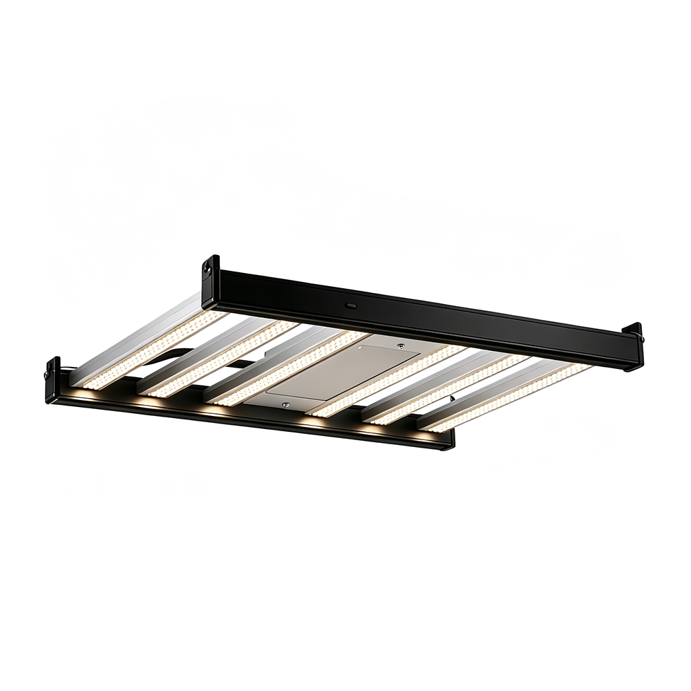 240W LED Grow Light | 2.4μmol/J Full Spectrum | App Control & Dimmable 6-Bar Lamp for 3x3ft Indoor Plants Full Cycle Growth